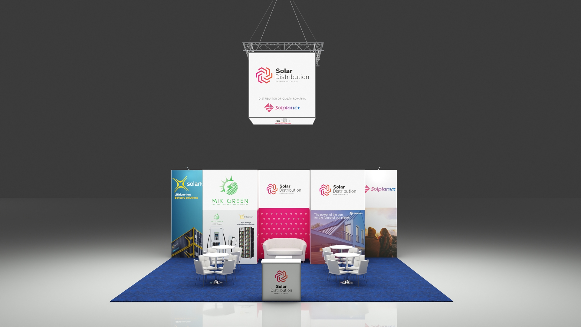 stand expozitional personalizat GreenEnergyExpo